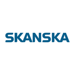 Bos:n asiakkaan SKANSKA logo